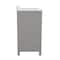 Flash Furniture Haven 36 Inch Bathroom Vanity w/Sink, Storage Cabinet w/Soft Close Doors and Bottom Drawer, Gray FS-BN-4-36-KD-GY-GG - alternate 3